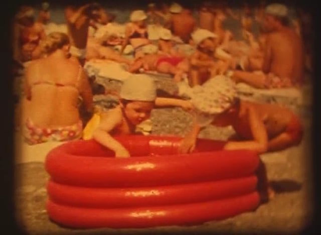 1977 г. Санаторий "Заполярье". Прогулка и пляж