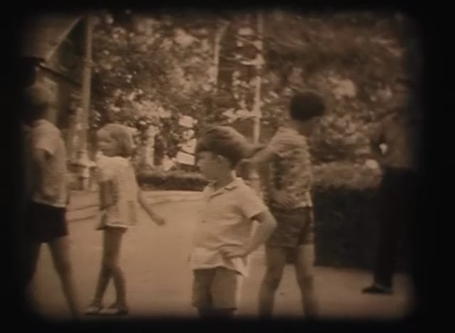 1971 г. Санаторий "Заполярье". Утренняя зарядка